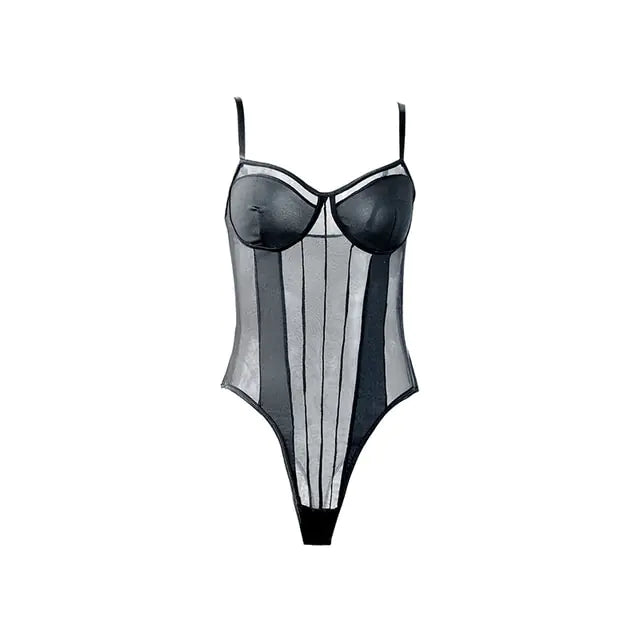 See-Through Bodysuit Shapewear